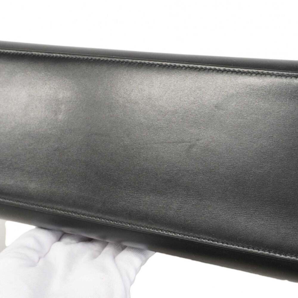 Hermes Kelly 32 Handbag, Box Calf Leather, Black, □B Stamp, Women's, P2738445 - Picture 13 of 15